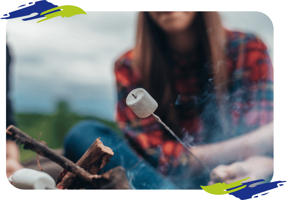 Roasting a Marshmallow at Laraway